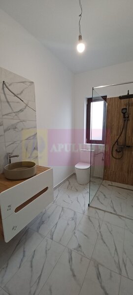 Sabareni, casa noua tip parter, cu pod mansardabil